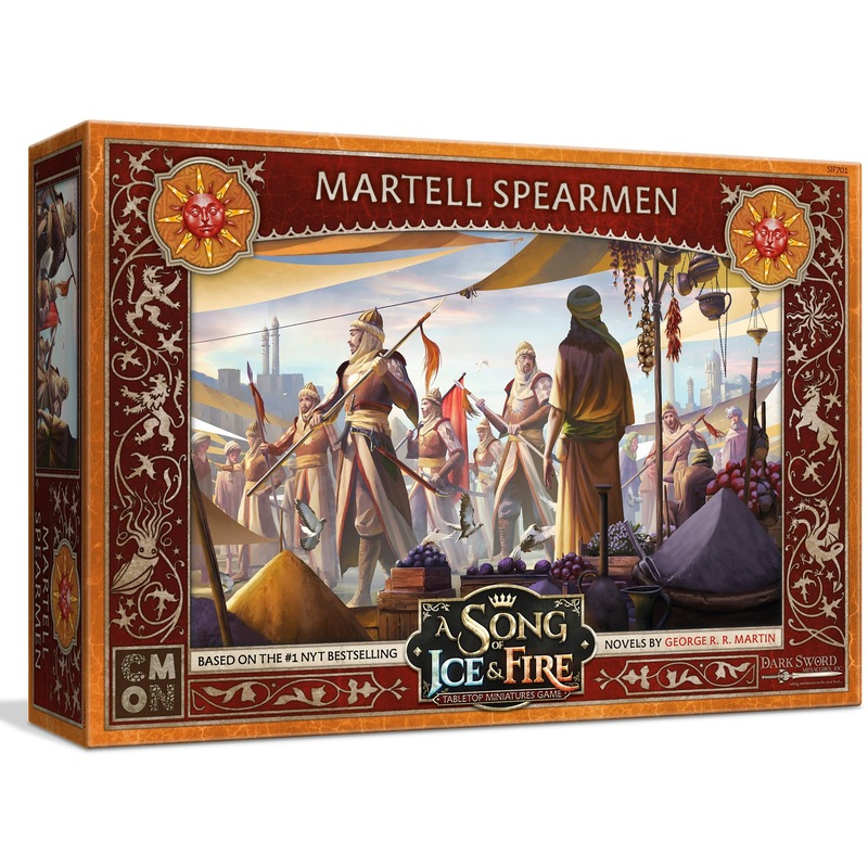 CMON A Song of Ice and Fire Tabletop Miniatures Game Martell Spearmen Unit Box - Elite Defenders of Sunspear, Strategy Game for Adults, Ages 14+, 2+ Players, 45-60 Minute Playtime, Made by CMON CMON A Song of Ice and Fire Tabletop Miniatures Game Martell Spearmen Unit Box - Elite Defenders of Sunspear, Strategy Game for Adults, Ages 14+, 2+ Players, 45-60 Minute Playtime, Made by CMON
