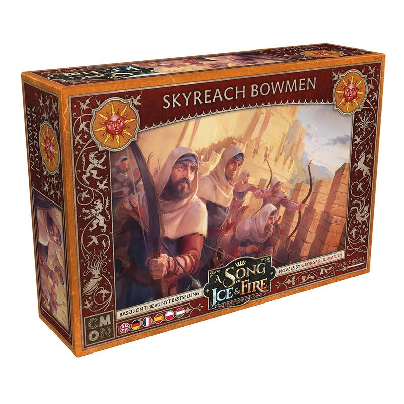 CMON A Song of Ice and Fire Tabletop Miniatures Game Skyreach Bowmen Unit Box (Multilingual Edition) - Strike with Precision! Strategy Game, Ages 14+, 2+ Players, 45-60 Min Playtime, Made CMON A Song of Ice and Fire Tabletop Miniatures Game Skyreach Bowmen Unit Box (Multilingual Edition) - Strike with Precision! Strategy Game, Ages 14+, 2+ Players, 45-60 Min Playtime, Made