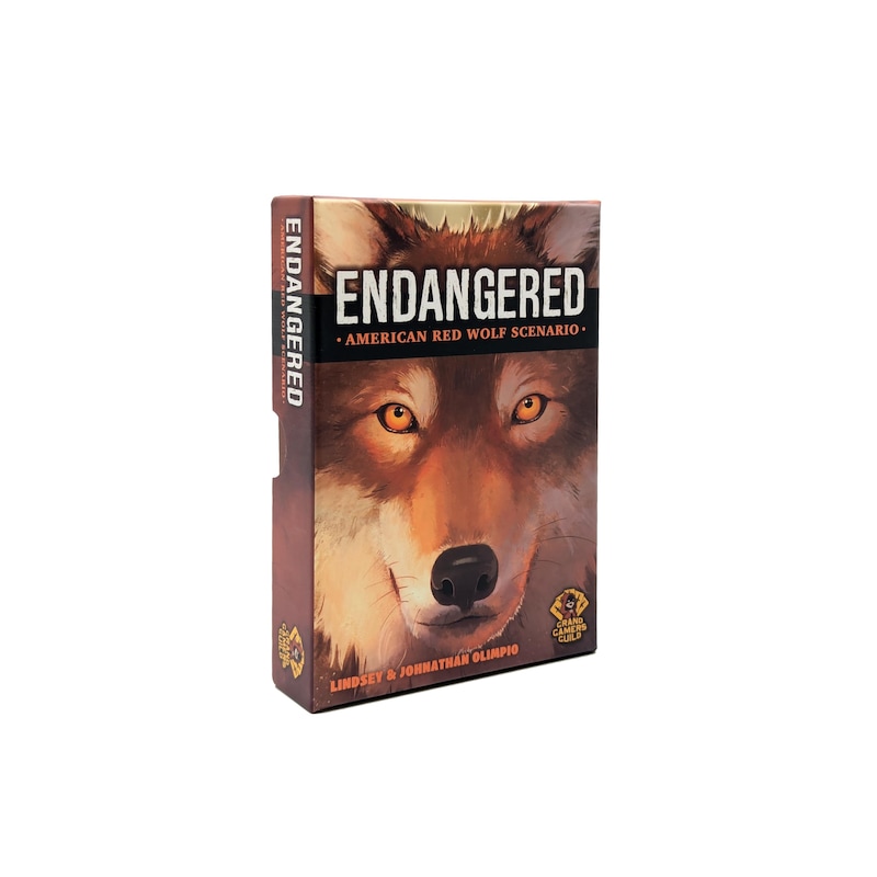 Endangered American Red Wolf Scenario by Grand Gamers Guild – Cooperative Conservation Board Game – Ages 14+, 1 to 5 Players & 60 to 90 Min Playtime Endangered American Red Wolf Scenario by Grand Gamers Guild – Cooperative Conservation Board Game – Ages 14+, 1 to 5 Players & 60 to 90 Min Playtime