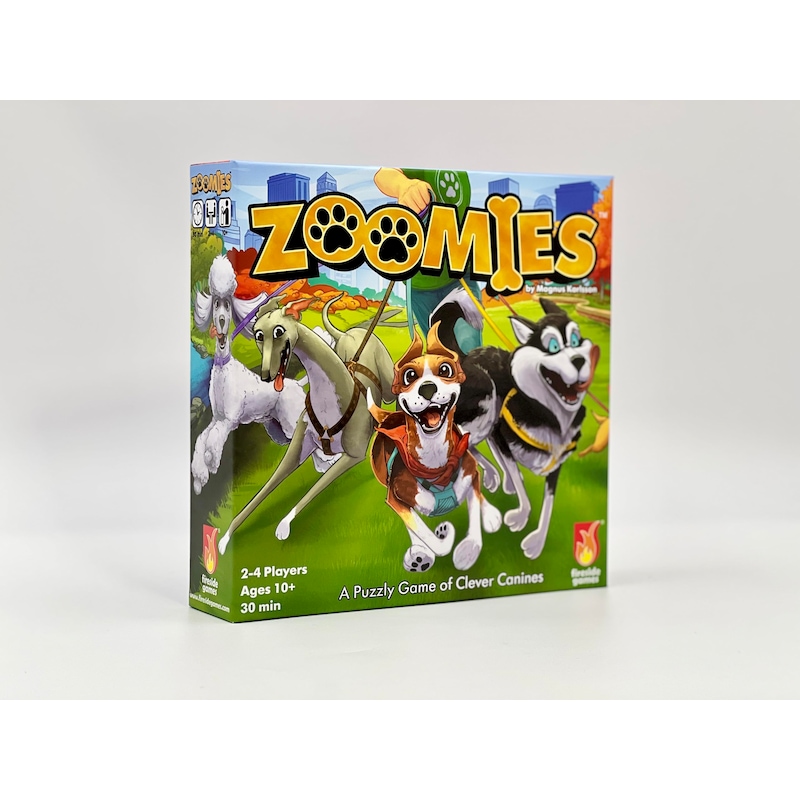 Fireside Games Zoomies – Fast-Paced Dog Walking Family Card Board Game Fun for All Ages Quick Play 2 to 4 Players Ages 10+ Fireside Games Zoomies – Fast-Paced Dog Walking Family Card Board Game Fun for All Ages Quick Play 2 to 4 Players Ages 10+