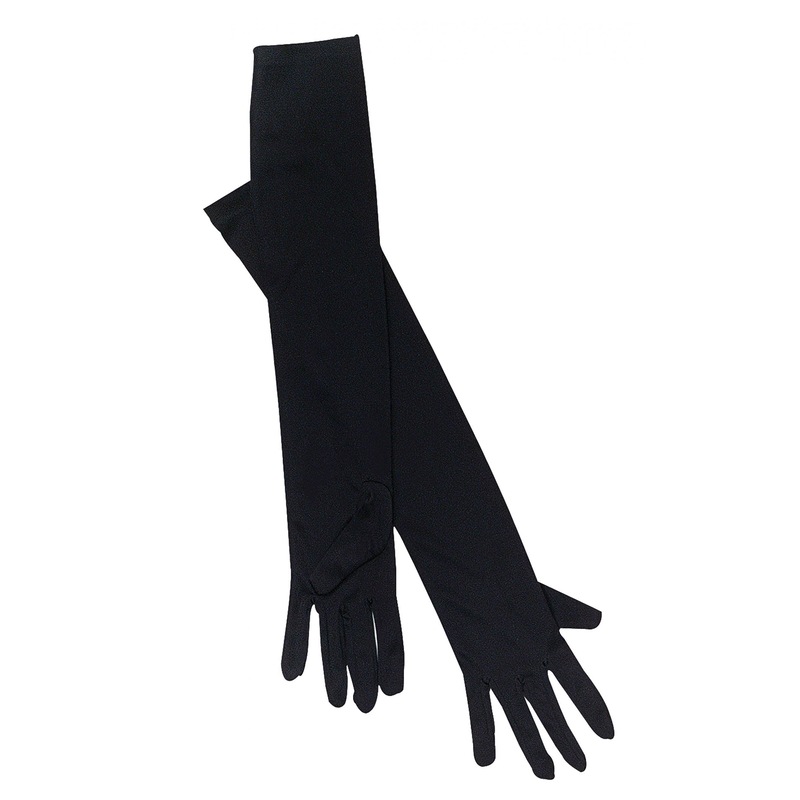 Buy Long Black Gloves Opera 50cm Costume Accessory MyDeal