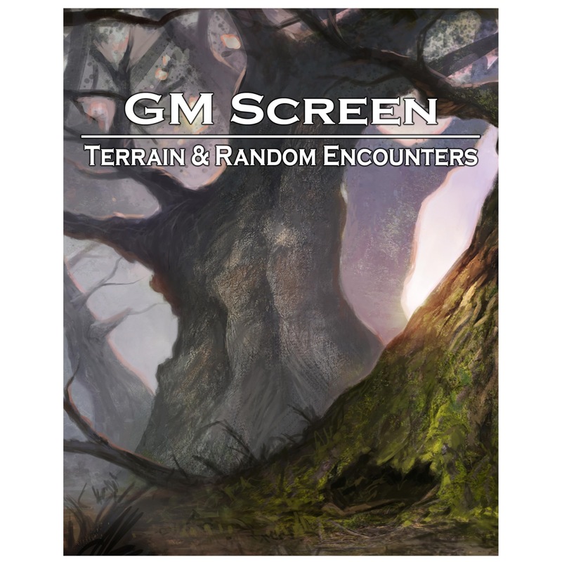 GM Screen Terrain & Random Encounters by Loke - Foldable RPG Screen - Double-Sided with Dynamic Terrain Maps and Encounter Prompts - Enhance Any TTRPG Experience GM Screen Terrain & Random Encounters by Loke - Foldable RPG Screen - Double-Sided with Dynamic Terrain Maps and Encounter Prompts - Enhance Any TTRPG Experience