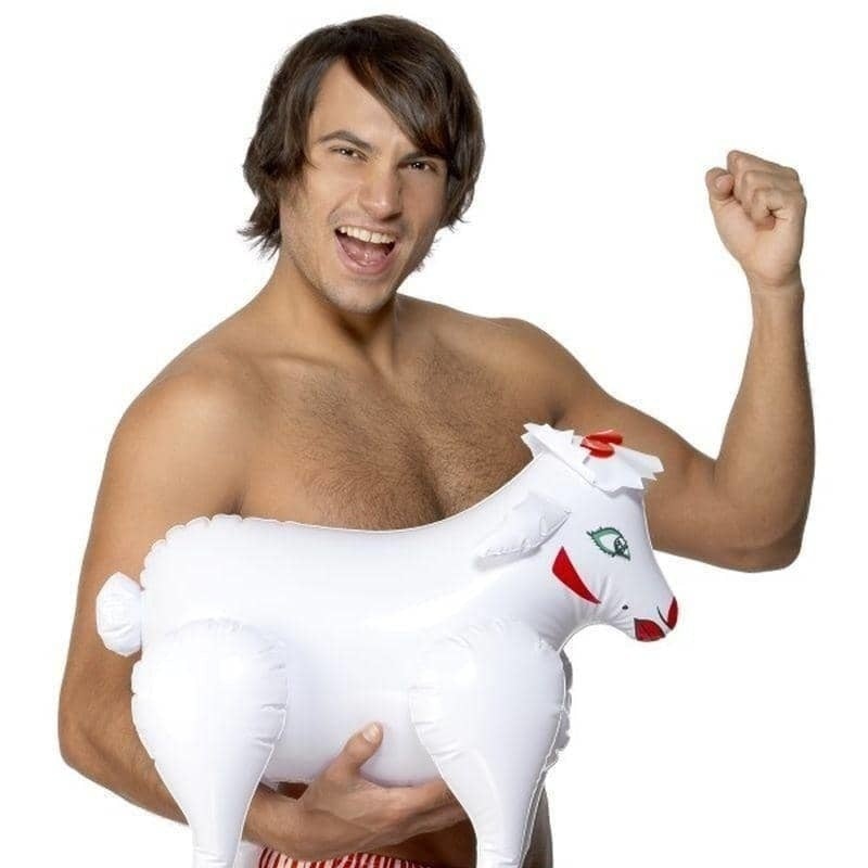 Inflatable Sheep Bonking Baa Adult White 45cm