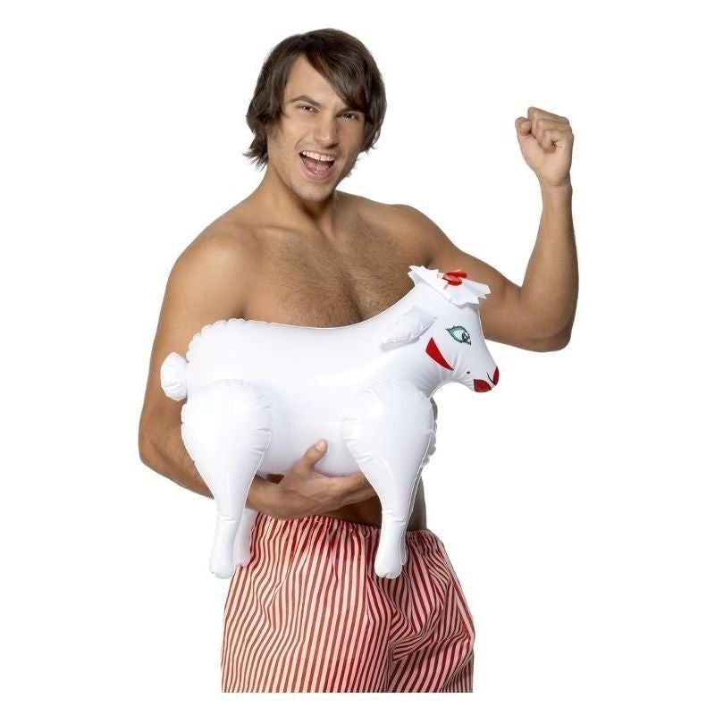 Inflatable Sheep Bonking Baa Adult White 45cm Inflatable Sheep Bonking Baa Adult White 45cm
