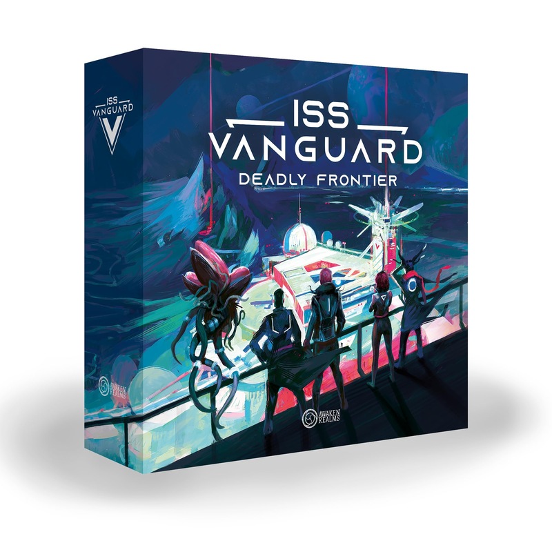 ISS Vanguard: Deadly Frontier Campaign Expansion - New Challenges & Adventures! Cooperative Sci-Fi Strategy Game, Ages 14+, 1-4 Players, 90-120 Min Playtime, Made by Awaken Realms ISS Vanguard: Deadly Frontier Campaign Expansion - New Challenges & Adventures! Cooperative Sci-Fi Strategy Game, Ages 14+, 1-4 Players, 90-120 Min Playtime, Made by Awaken Realms