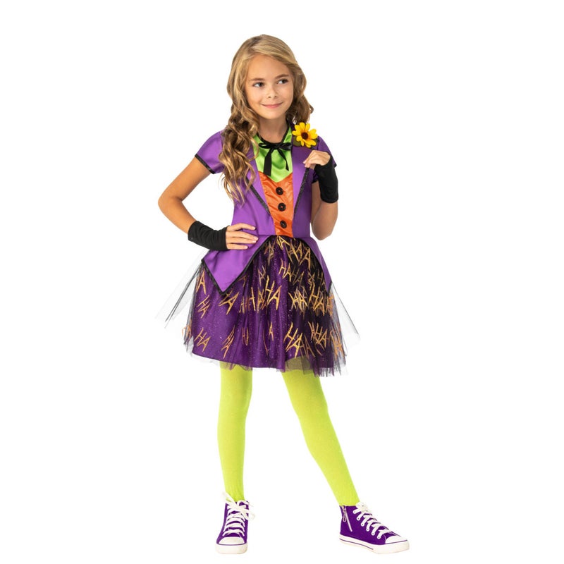 Buy Joker Girls Deluxe DC Villan Costume - MyDeal