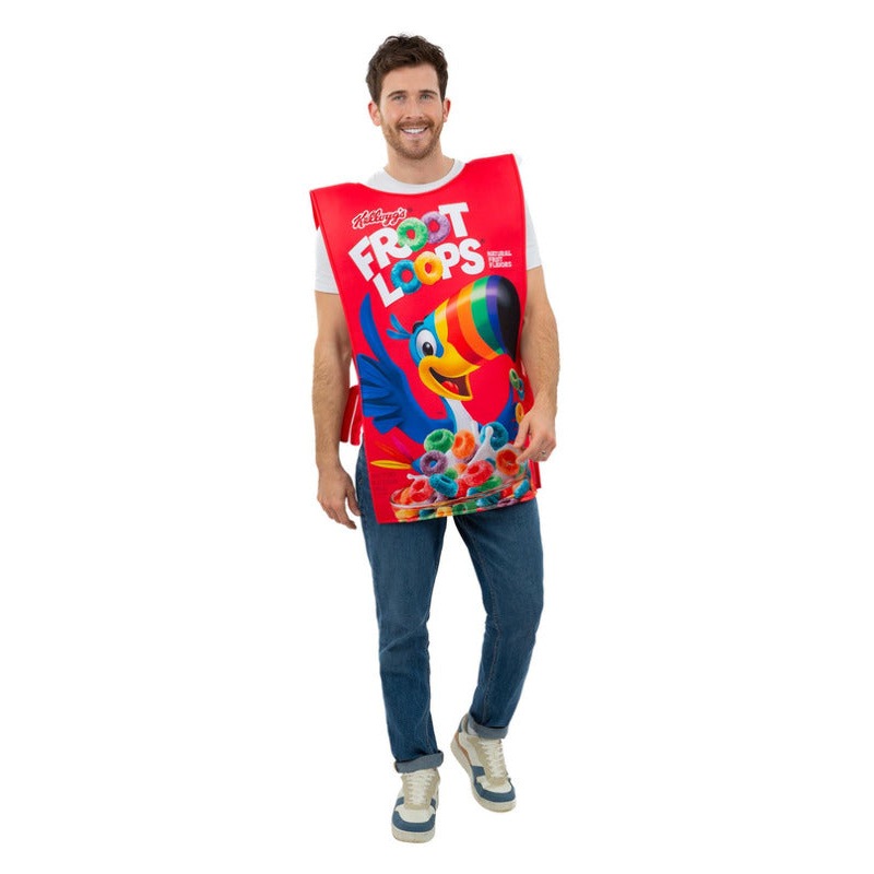 Kelloggs Froot Loops Cereal Box Costume Tabard