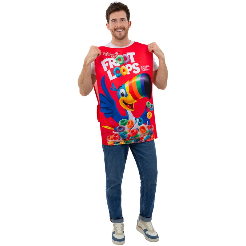 Kelloggs Froot Loops Cereal Box Costume Tabard