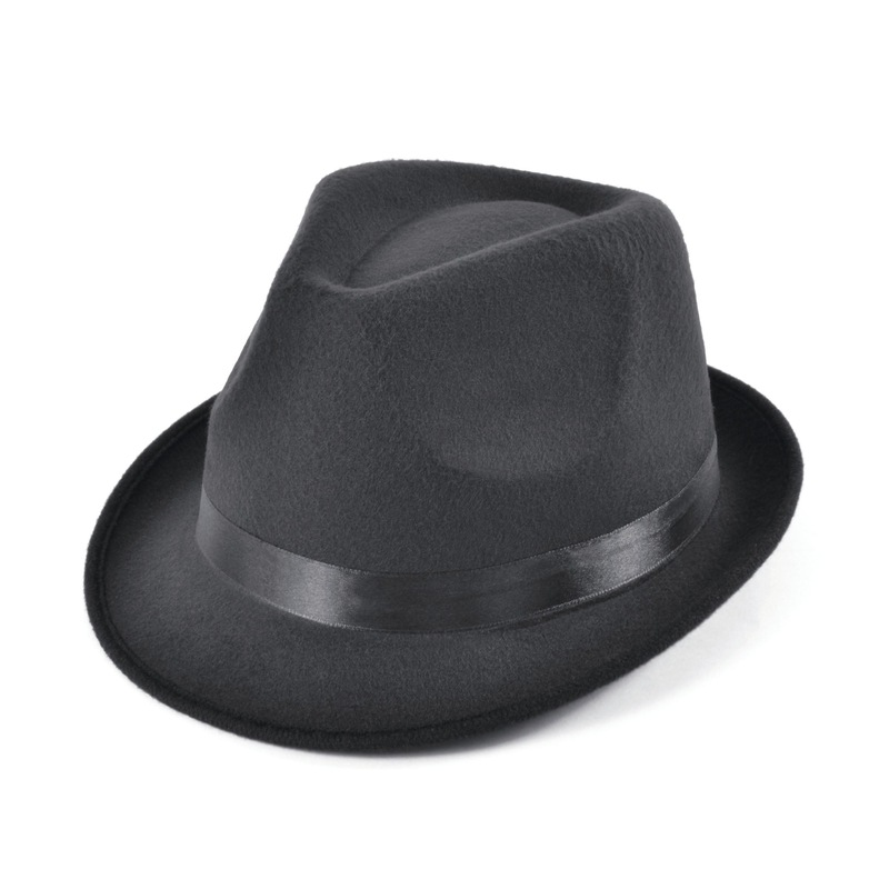 Blues Style Hat Deluxe Adult Gangster Fedora Blues Style Hat Deluxe Adult Gangster Fedora