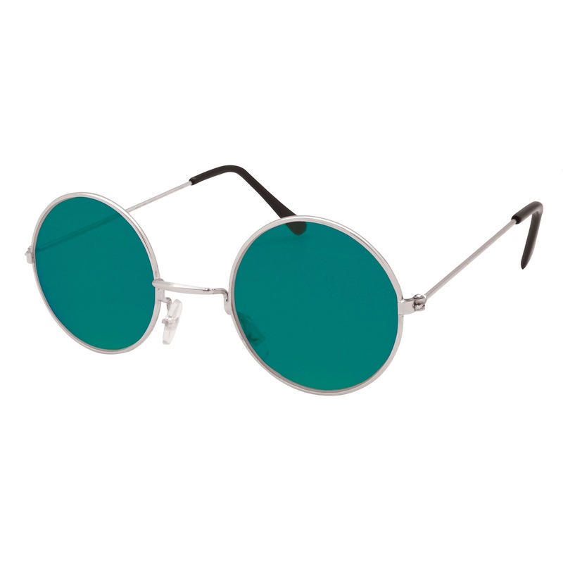 Green 60s Style Lennon Glasses Costume Accessory BA1048