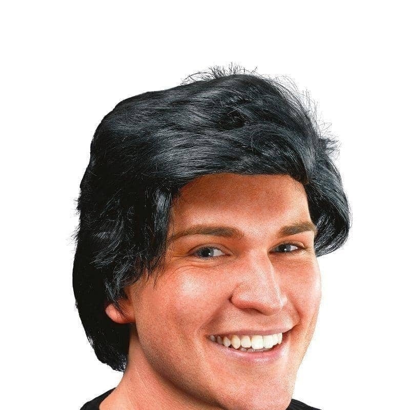 Buy Mens Mans Wig Side Parting Black Wigs Male MyDeal