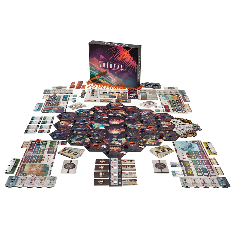 Mindclash Games Voidfall - Standard Edition Base Game for 1-4 Players | Grand-Scale 4X Space Strategy with Deterministic Combat & Asymmetric Factions | Competitive, Cooperative & Solo Modes