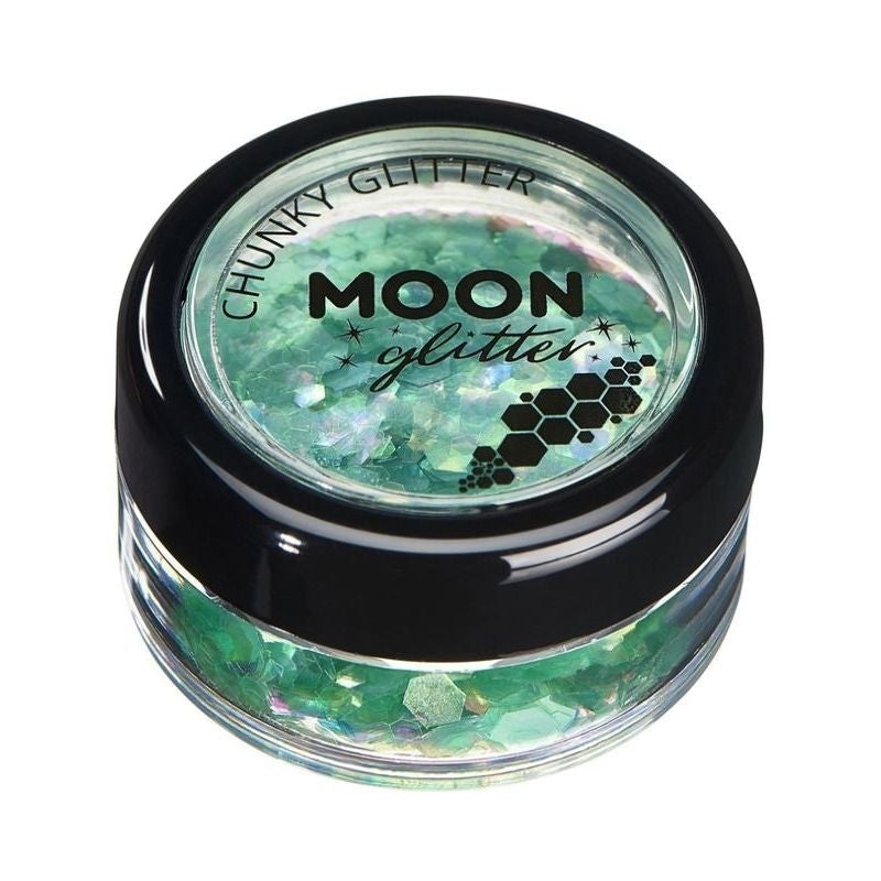 Moon Glitter Holographic Chunky Black Glitter 3g Costume Make Up main image 1