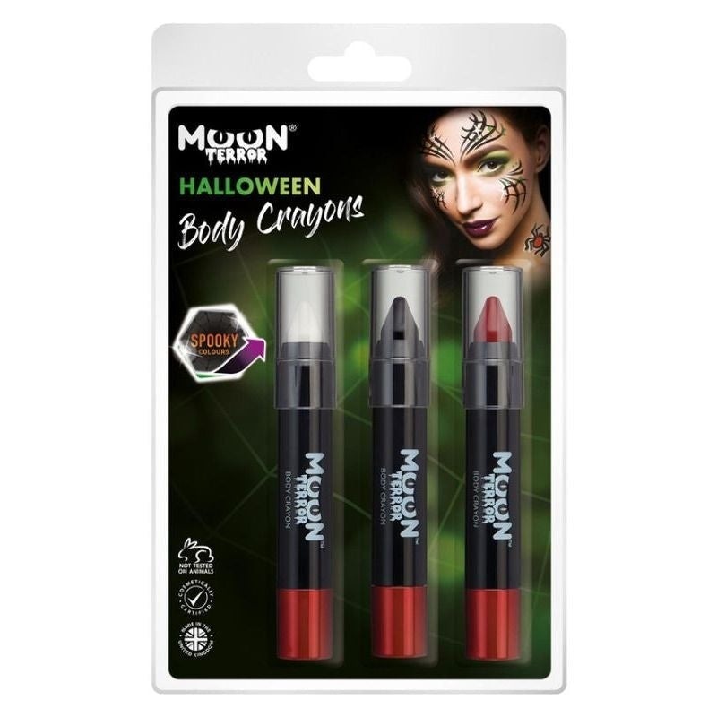Moon Terror Halloween Body Crayons T03673 Costume Make Up Moon Terror Halloween Body Crayons T03673 Costume Make Up