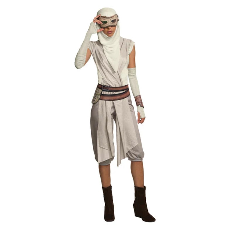 Rey Eye Mask with Hood Adult Scavenger Jedi Force Awakens Rey Eye Mask with Hood Adult Scavenger Jedi Force Awakens