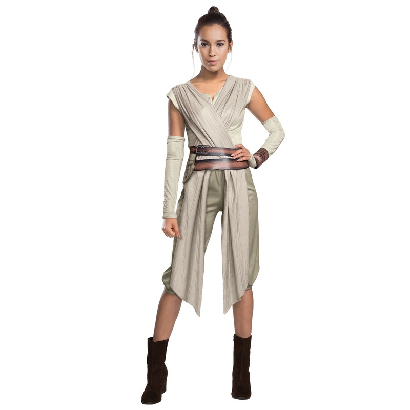 Rey Star Wars Costume Robes Deluxe Ladies Jedi