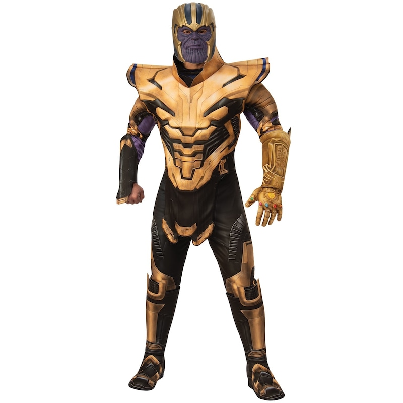 Thanos Costume Endgame Deluxe Mens Muscle Gold Armour Thanos Costume Endgame Deluxe Mens Muscle Gold Armour
