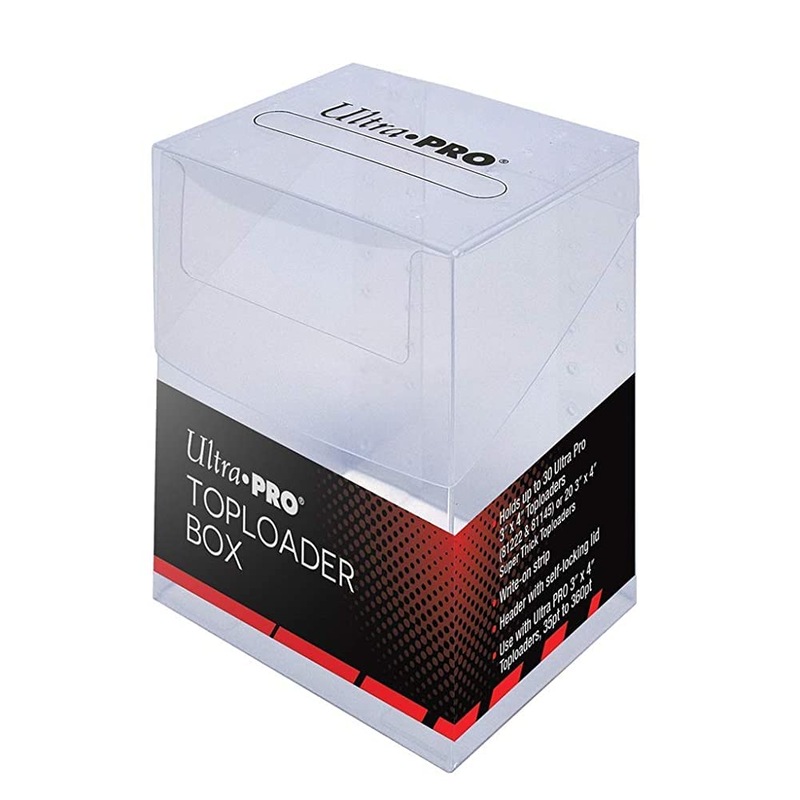 Ultra Pro 16241 Toploader Box, Clear (Transparent) Ultra Pro 16241 Toploader Box, Clear (Transparent)
