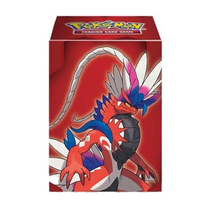 Ultra Pro - Koraidon Full View Deck Box for Pokémon, Stores & Protects 75 Standard Size Cards Double-sleeves, Self Locking Lid Securely Stores Collectible Cards, Valuable Cards & Gaming Cards Ultra Pro - Koraidon Full View Deck Box for Pokémon, Stores & Protects 75 Standard Size Cards Double-sleeves, Self Locking Lid Securely Stores Collectible Cards, Valuable Cards & Gaming Cards
