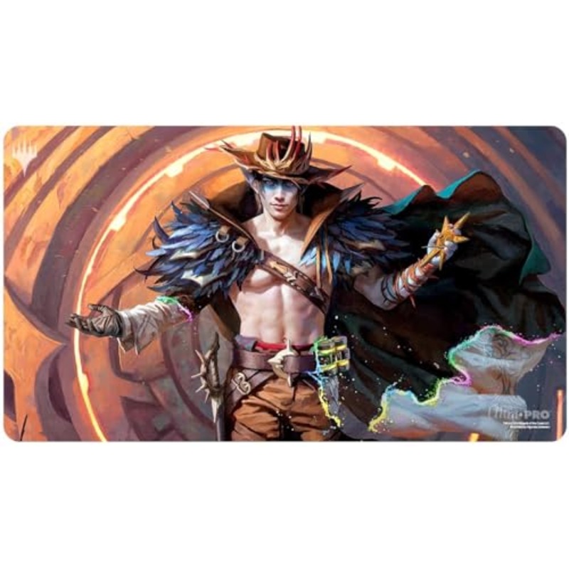 Ultra PRO - Outlaws of Thunder Junction Playmat Ft. Oko for Magic: The Gathering, Limited Edition Unique Artistic Collectible Card Gaming TCG Playmat Accessory Ultra PRO - Outlaws of Thunder Junction Playmat Ft. Oko for Magic: The Gathering, Limited Edition Unique Artistic Collectible Card Gaming TCG Playmat Accessory