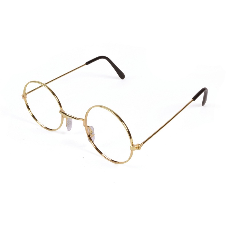 Granny Specs Round Gold Frame No Lens