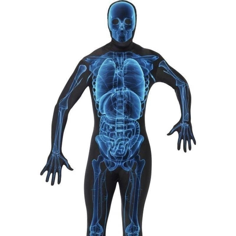 Buy X Ray Costume Second Skin Suit Adult Black Blue - MyDeal