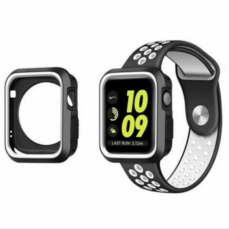 Buy Apple Watch Case Series 8 7 6 5 4 iWatch TPU Bumper Case (42mm