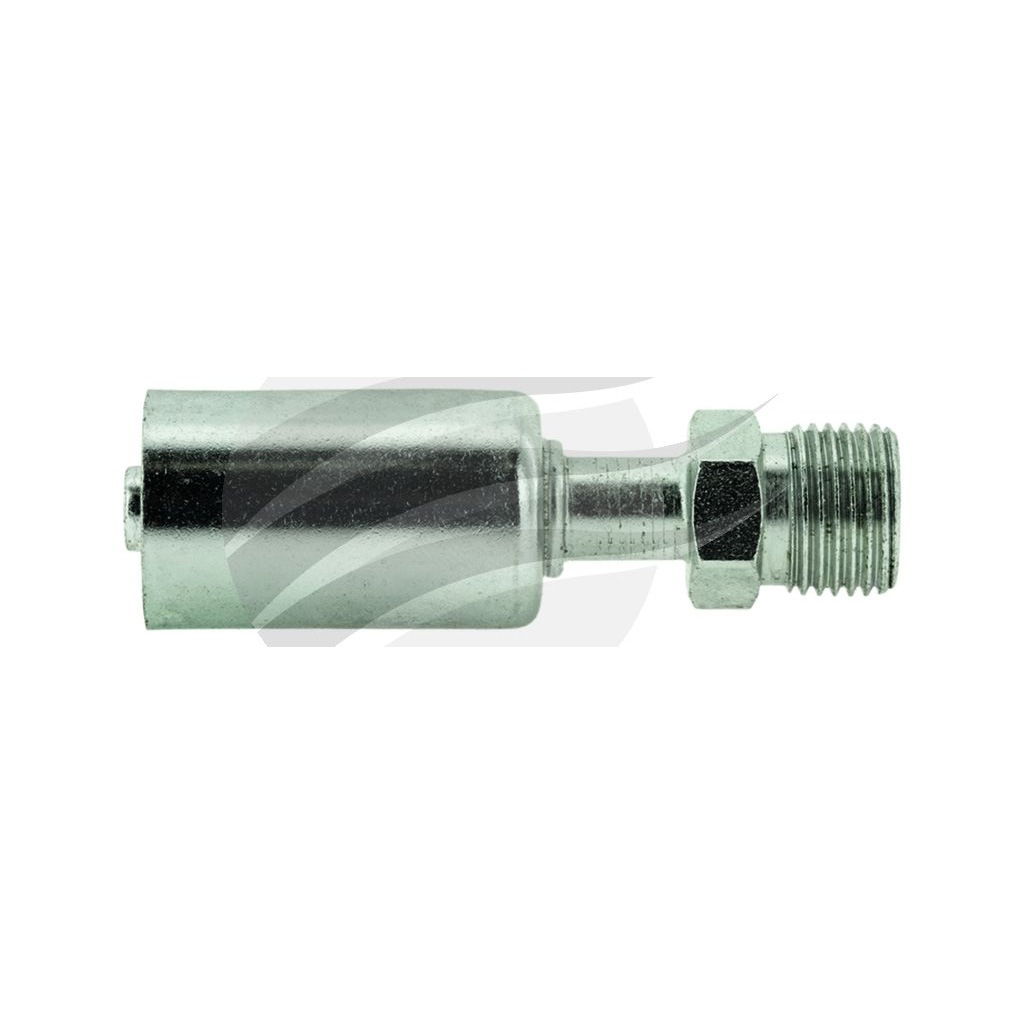 thumbnail interactive-video image 1 of Barbed A/C Fitting – #6 Male O-Ring, Straight, For #6 Hose – MRFOMOCO 35-11401 1 of 2
