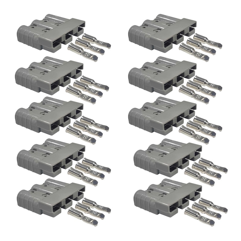 Buy Blue Bar 3 Pin Anderson Style Plug Pos / Neg / Ignition Wire - MyDeal