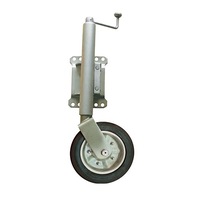 LoadMaster Jockey Wheel 250mm (10") Hard Wheel, Swing Away Swivel Bracket