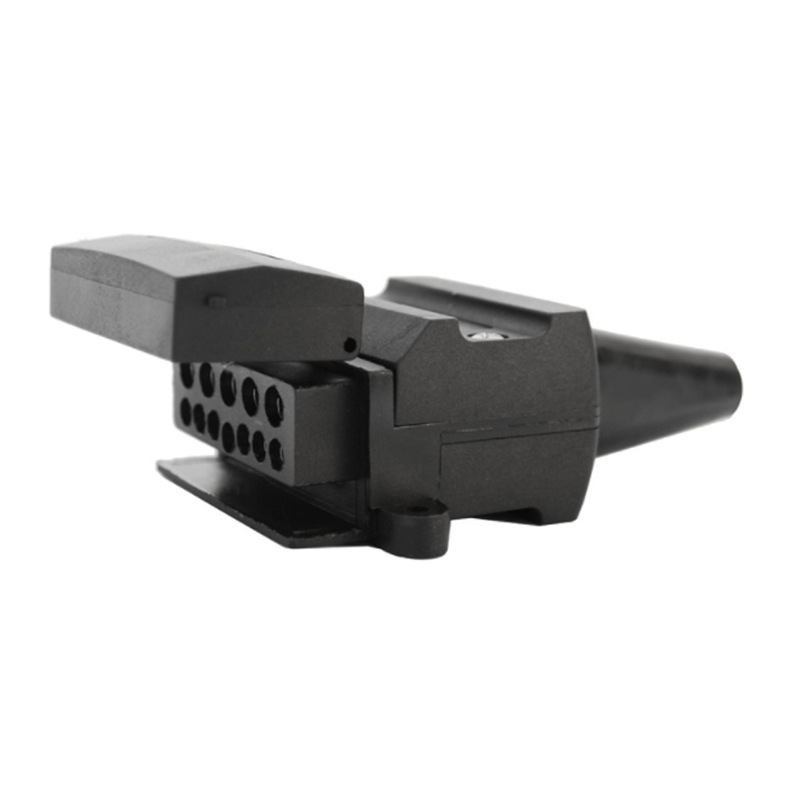 Buy LV 12 Pin Flat Trailer Socket Female with Reed Switch for N/C ...