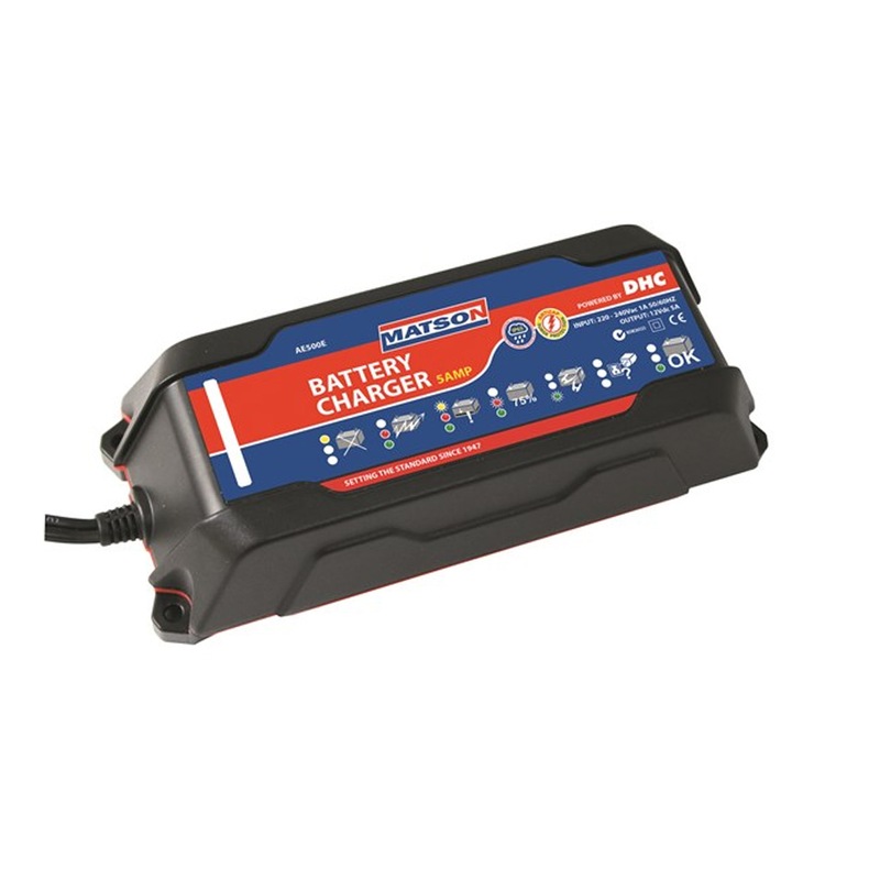 Buy Matson Battery Charger 12v 5 Amp 5 Stage Fully Automatic Up To 100ah Mydeal