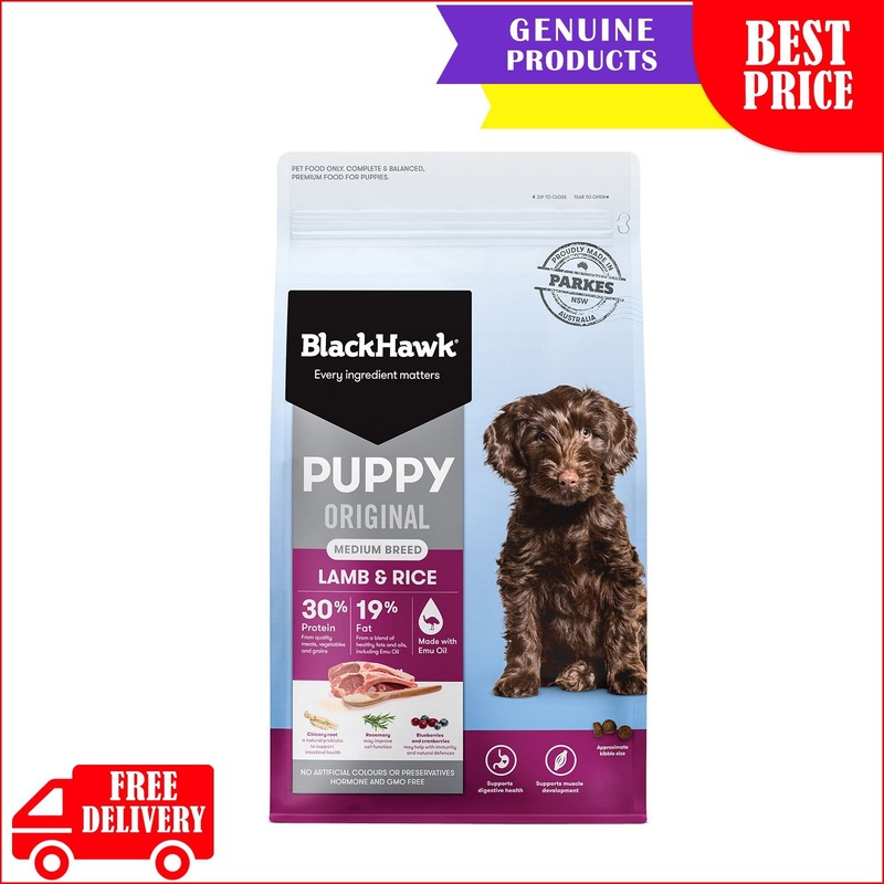 Buy BlackHawk Puppy Medium Breed Original Lamb And Rice Dry Dog Food 10