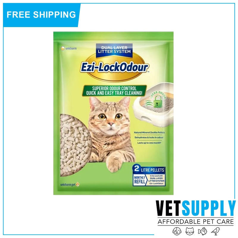 Buy EziLockodour Natural Mineral Zeolite Cat Litter Pellets 2 Kg MyDeal