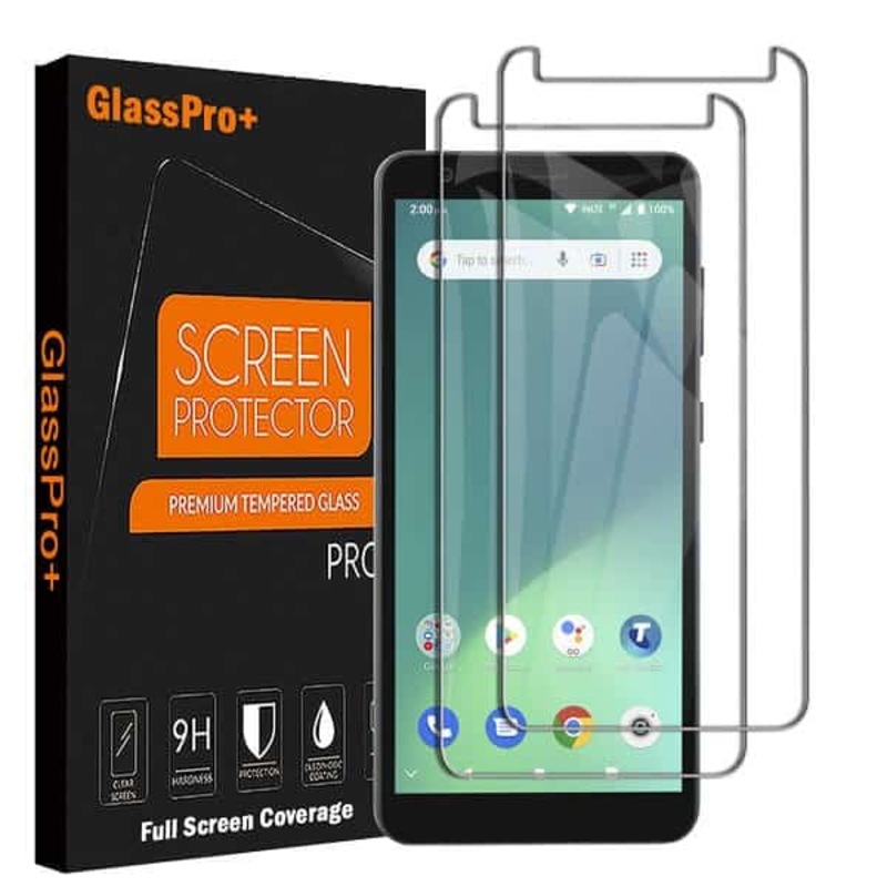 Buy 2x Telstra Essential Smart 4 Tempered Glass Screen Protector - MyDeal