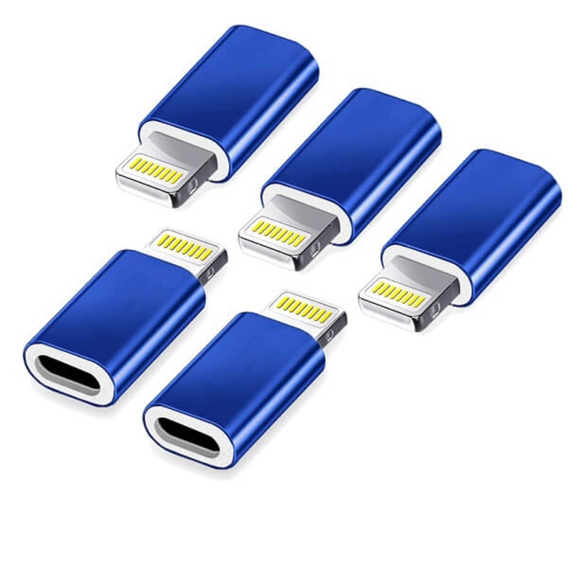 Buy [5 Pack] USB Type C Female to Lightning Male Adapter Charger
