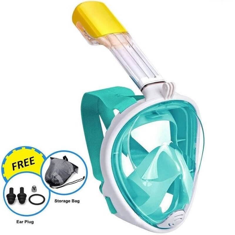 Buy AntiFog Panoramic 180° View Snorkel Mask Full Face Diving Swimming