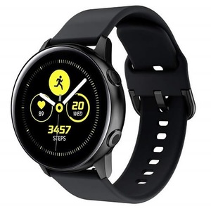 For Garmin Forerunner 645 Music Replacement Band Wristband Silicone Sports Watch (Black)