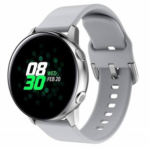 For Garmin Vivoactive 3 Music Replacement Band Wristband Silicone Sports Watch (Grey)