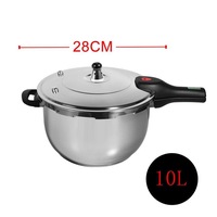 Commercial Grade Stainless Steel Pressure Cooker 10 Litre