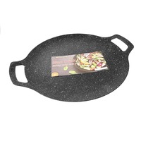 Marble Non Stick Grill Pan Hot Plate Griddle 46*39.5*3.3 1507g