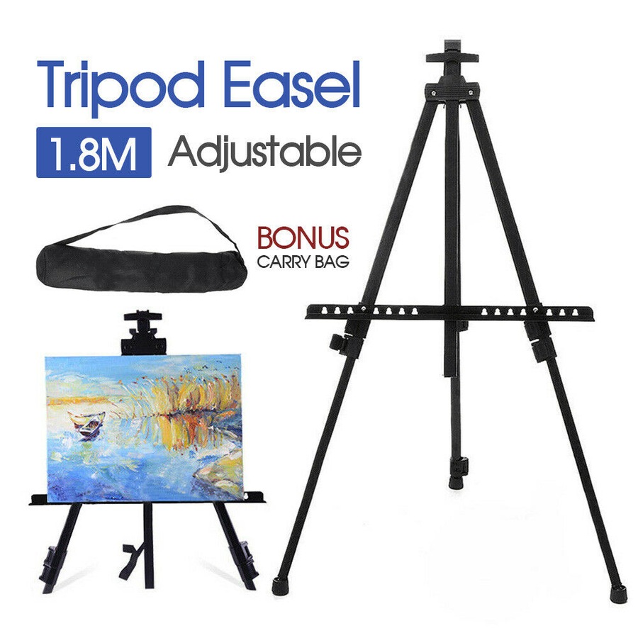 1.8M Adjustable Stand Tripod Easel Display Drawing Board Artist Sketch Painting