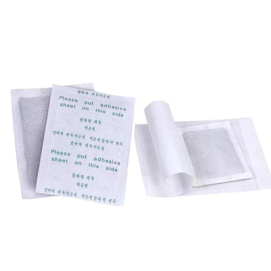 10 Sticky Adhesives 100x Detox Foot Pads Patch Natural plant Toxin Removal