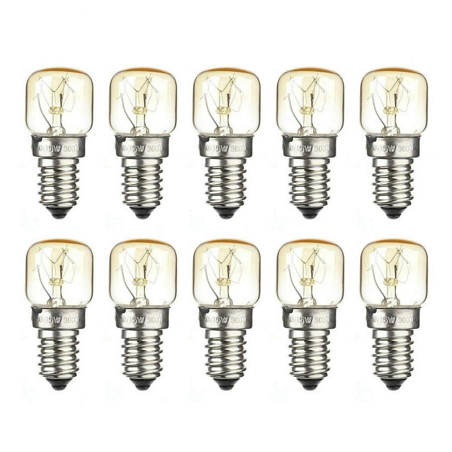 10Pcs Himalayan Salt Lamp Globe Bulb Light Bulbs Heat Resisting 7W/15W E14