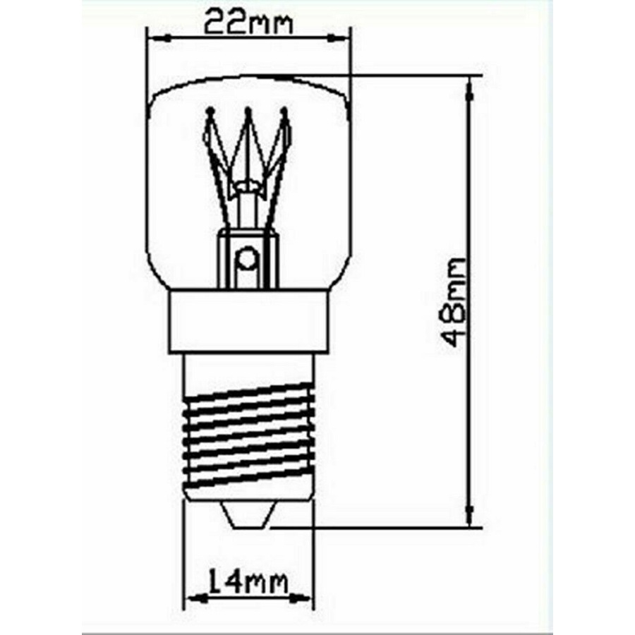 10Pcs Himalayan Salt Lamp Globe Bulb Light Bulbs Heat Resisting 7W/15W E14