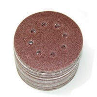 125pcs 125mm 5" Sanding Discs 60 80 100 120 240 Mixed Grit Orbital Sander Pads