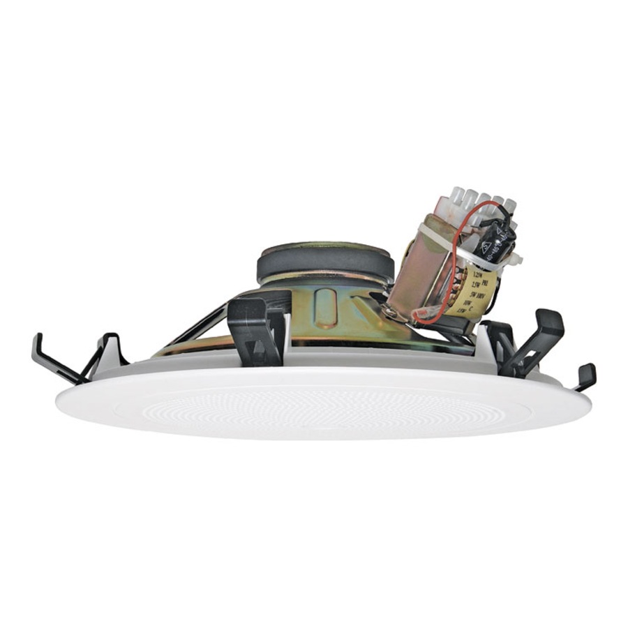 200mm (8") 15W 100V Twin Cone EWIS White One-Shot Ceiling Speaker