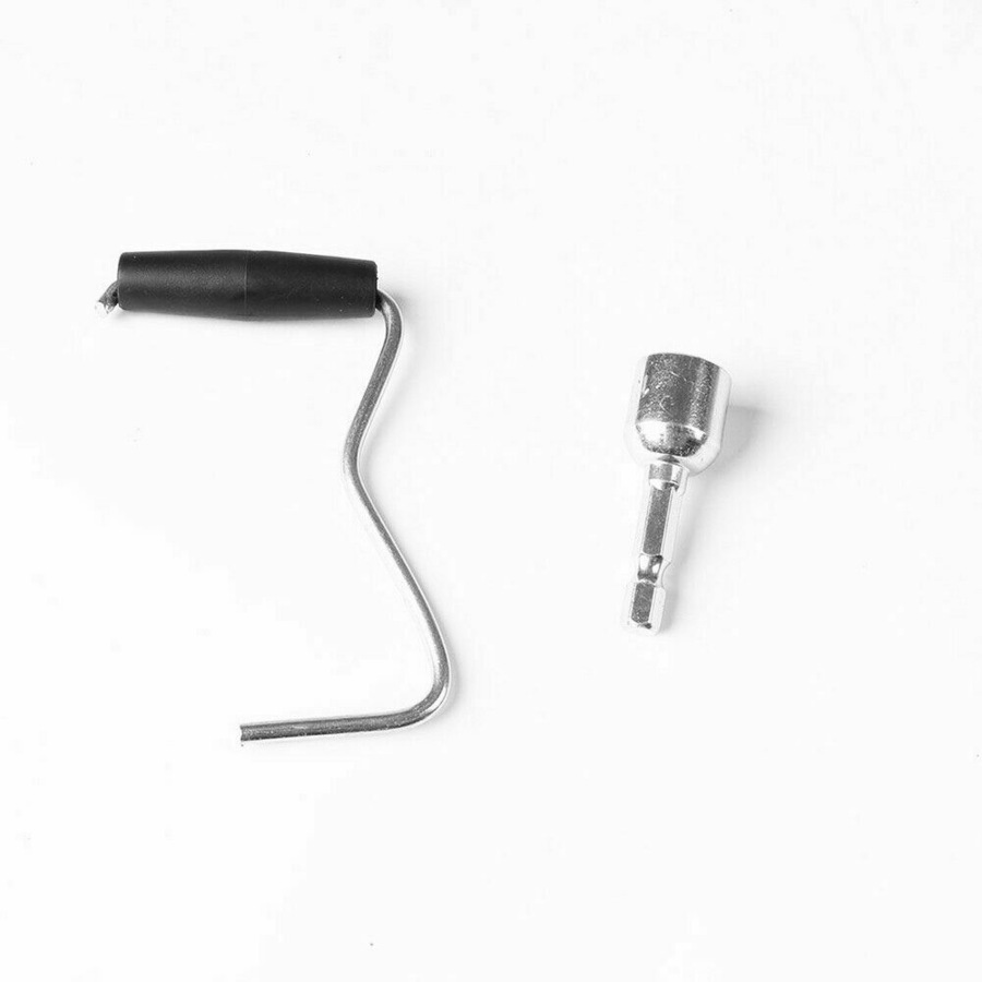 20Pcs Tent Pegs Heavy Duty Screw Steel In Ground Camping Stakes Outdoor Nail