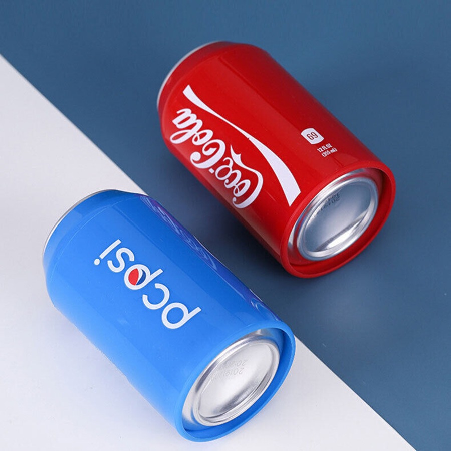 2pcs Hide A Beer Can Covers Bottle Sleeve Case Silicone Hide 355ML Cans Beverage COKE