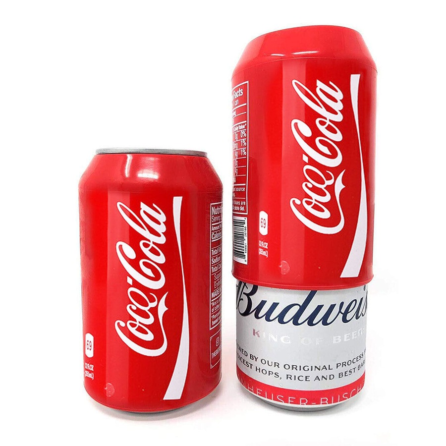 2pcs Hide A Beer Can Covers Bottle Sleeve Case Silicone Hide 355ML Cans Beverage COKE